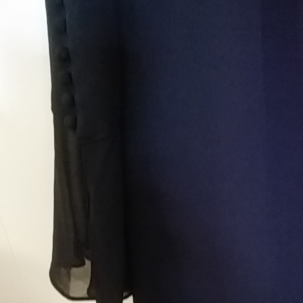 Calvin Klein Navy Long Sleeve Dress - Picture 6 of 12